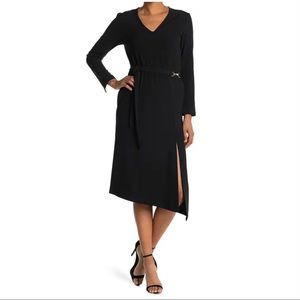NEW Seventy Venezia Belted Asymmetrical Dress